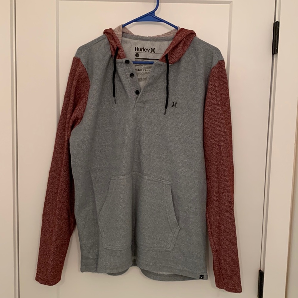 Blue-Red Hurley Hoodie